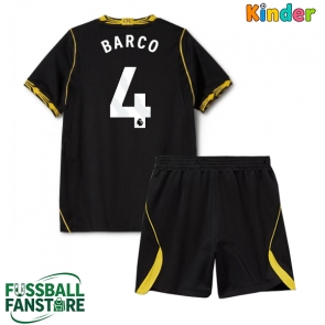 Chelsea Valentin Barco #4 Replik Auswärtstrikot Kinder 2026-27 Kurzarm (+ Kurze Hosen)